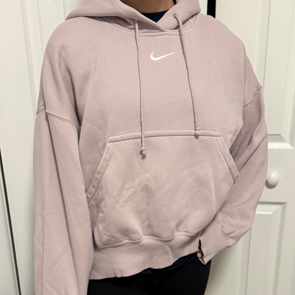 Nike Men's Light Pink Hoodie